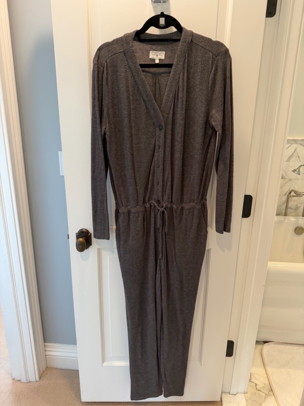 Lou & Grey tie waist jump suit size M